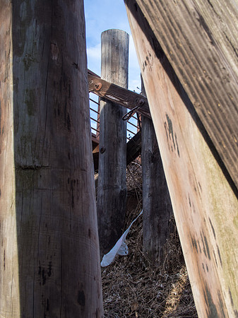 Bridge Remnant, Keystone Trail between Cass and Dodge, Omaha, Nebraska 1/19/2015